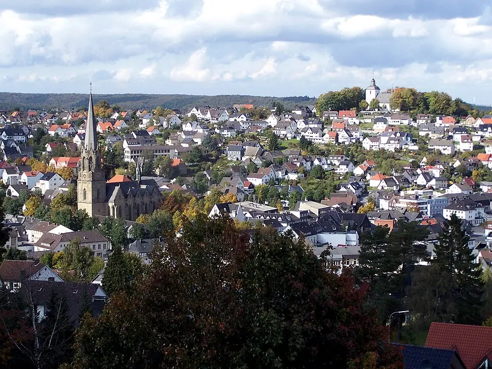Warstein – city view
