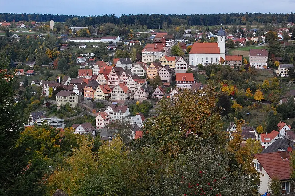 Altensteig – city view