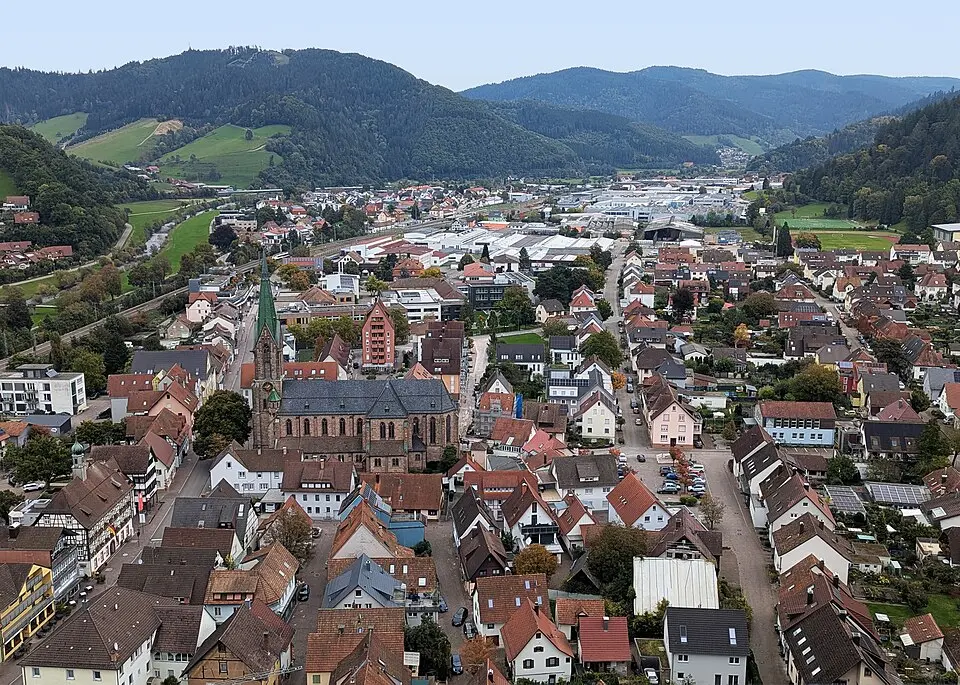 Hausach – city view