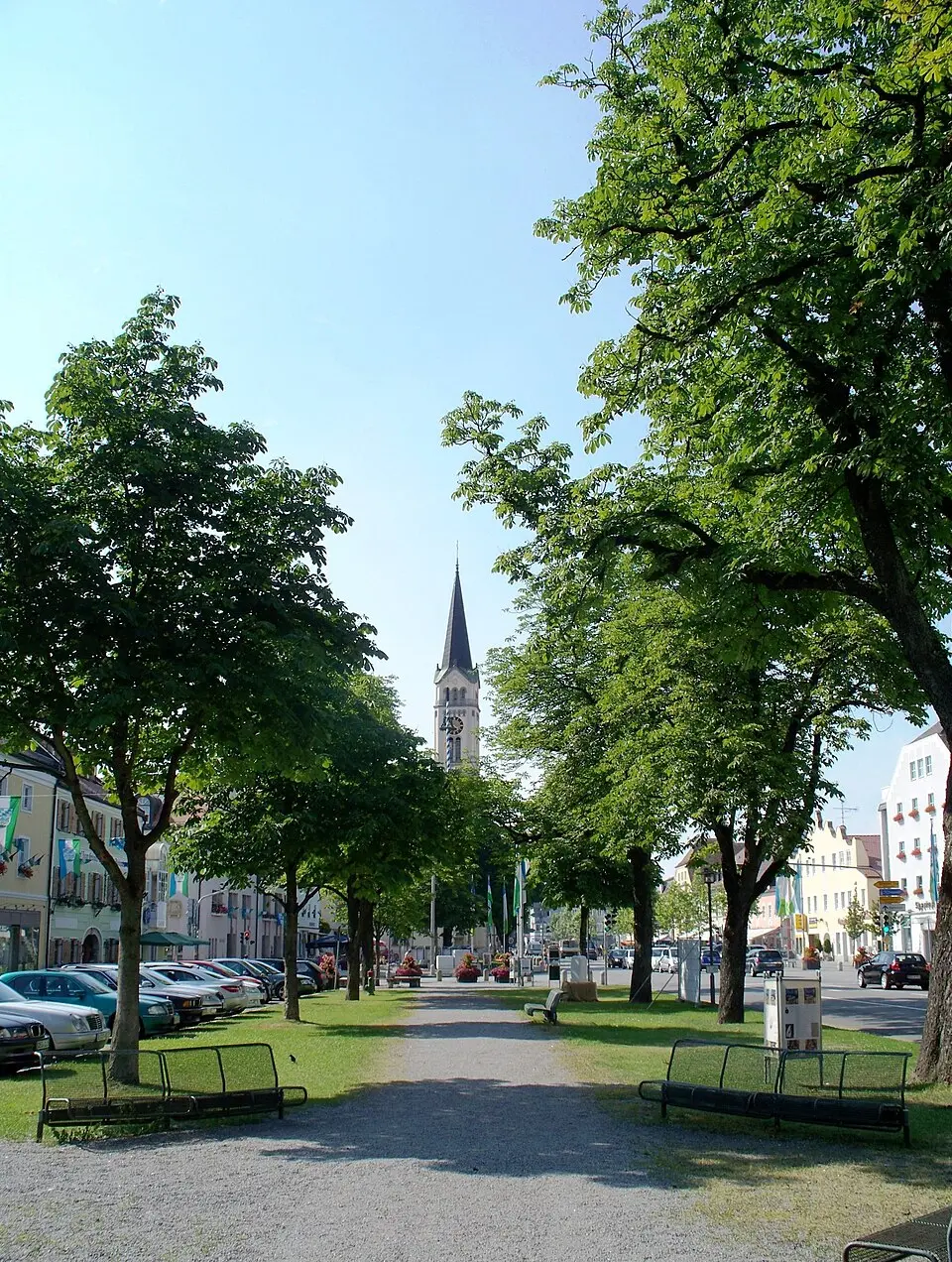 Plattling – city view