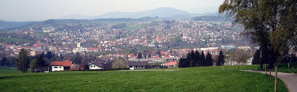Regen – city view