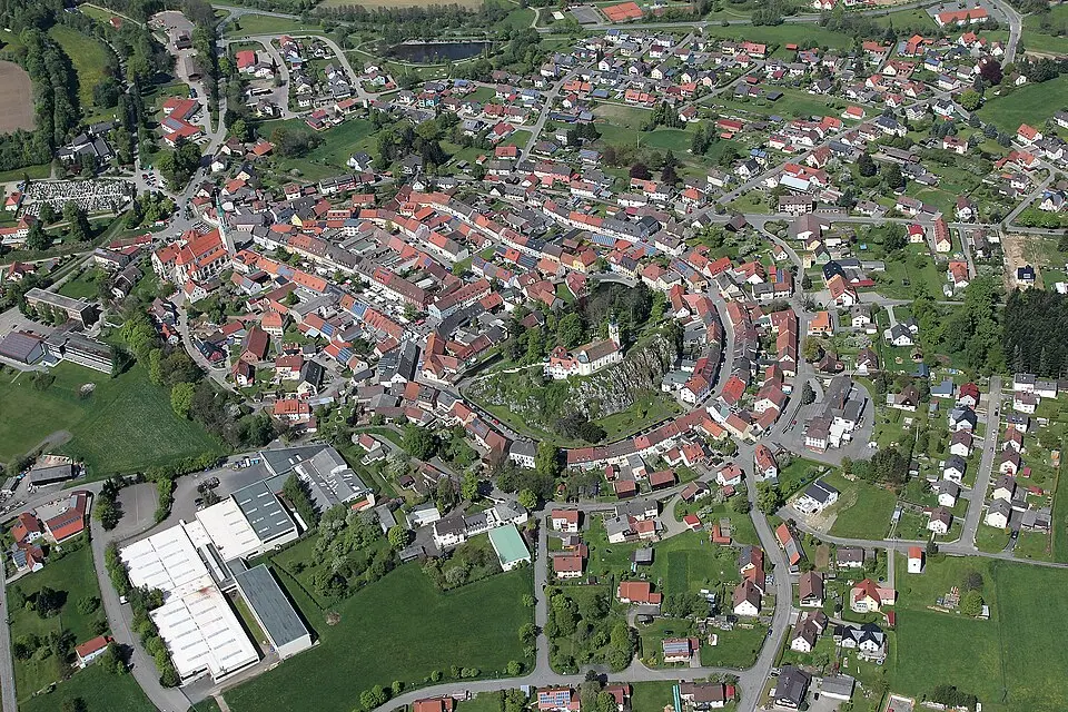 Pleystein – city view