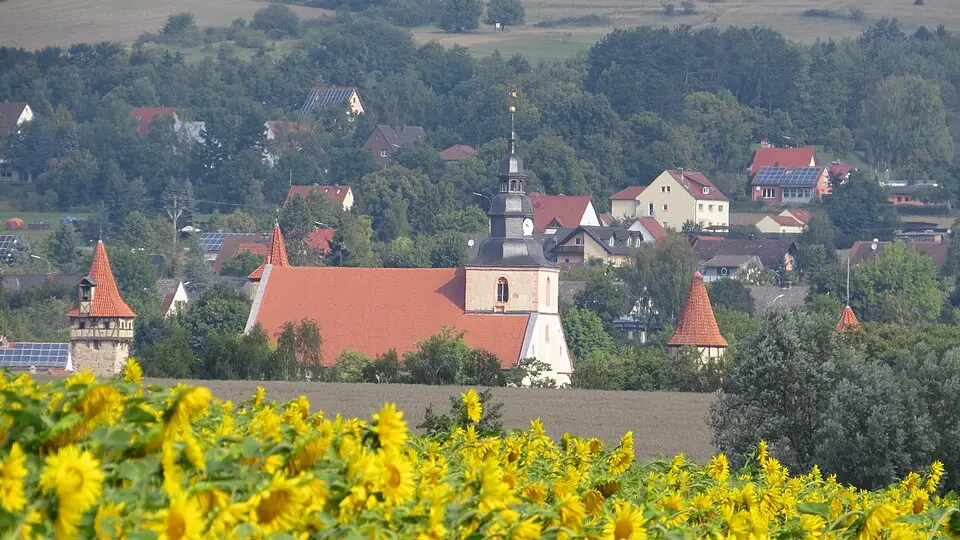 Ostheim v.d.Rhön – city view
