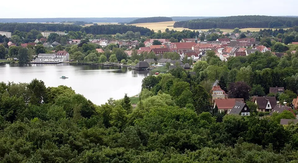 Krakow am See – city view