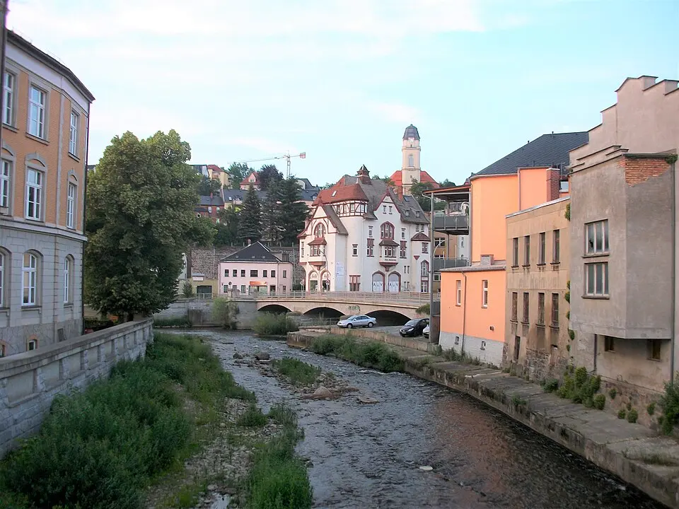 Aue-Bad Schlema – city view