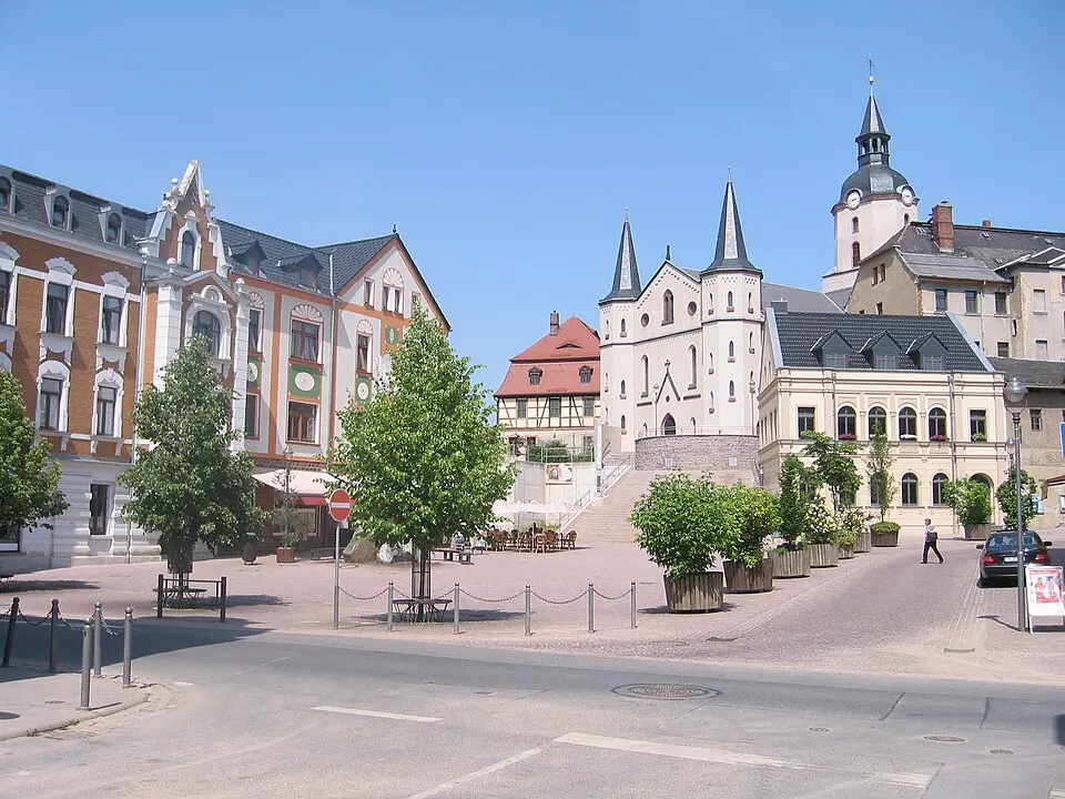 Meerane – city view