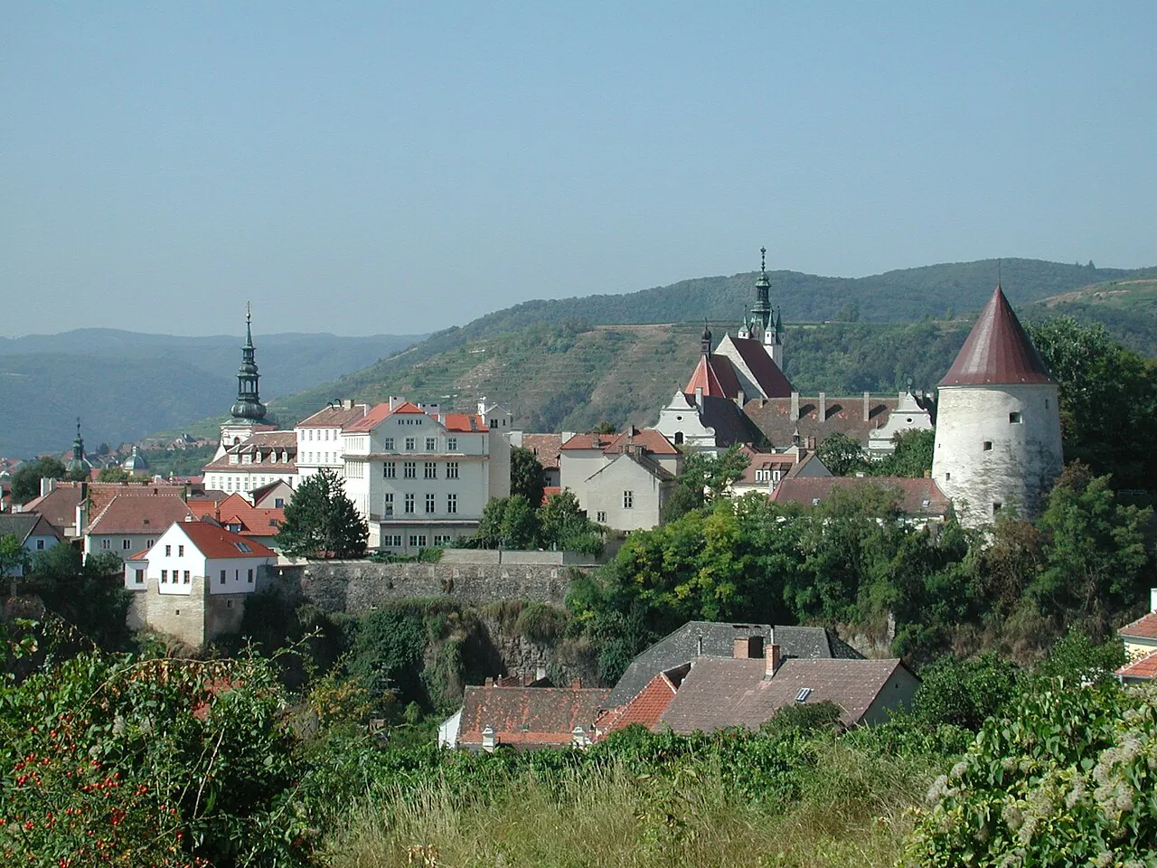 View of the old town of Krems an der Donau