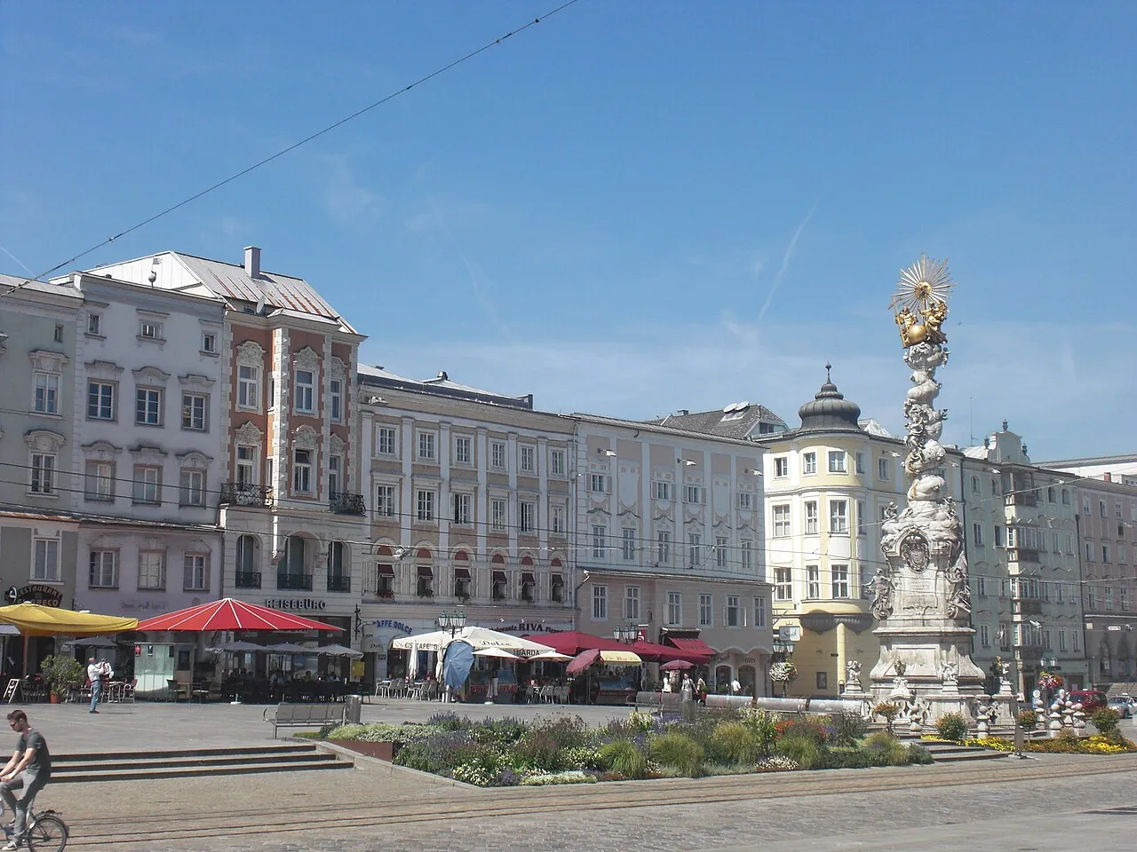 The main square in Linz