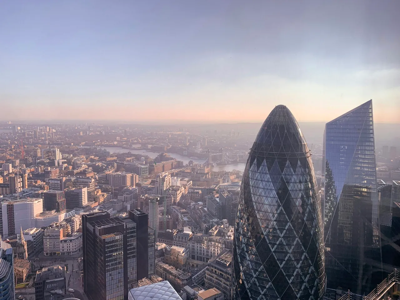 London skyline and the River Thames